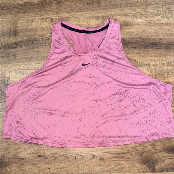 NIKE Pink Racerback Sports Bra - Picture 1 of 6